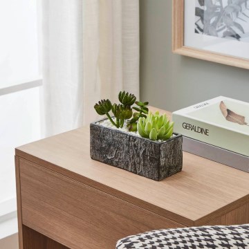 Eglo - Kunstig plante i potte 14,5x17,8 cm sukkulent