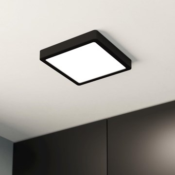 Eglo - LED badeværelsesloftlampe LED/17W/230V IP44 sort