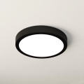 Eglo - LED badeværelsesloftlampe LED/17W/230V, sort, IP44, Ø 21 cm