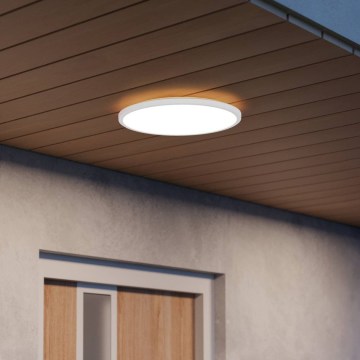 Eglo - LED badeværelsesloftlampe LED/20,2W/230V Ø 39 cm IP54 sort