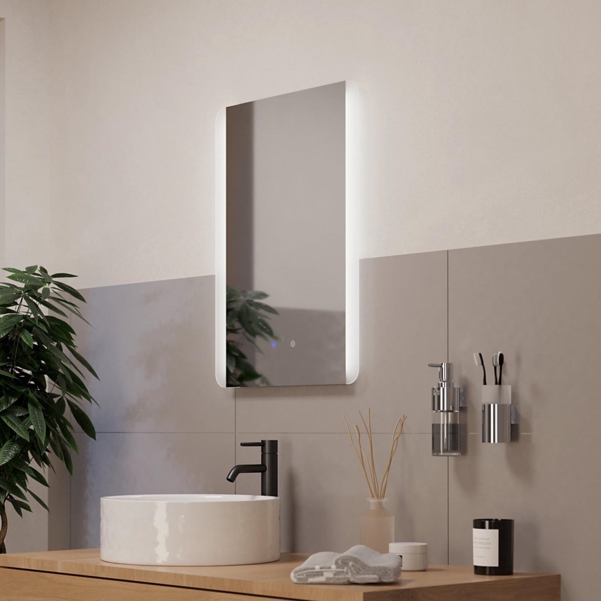 Eglo - LED badeværelsesspejl m. lys og varme BUENAVISTA LED/28W/230V IP44