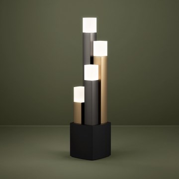 Eglo - LED bordlampe dæmpbar 4xLED/3,7W/230V 3000K antracit/guldfarvet