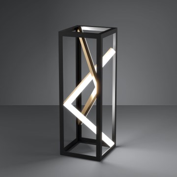 Eglo - LED bordlampe dæmpbar LED/21W/230V 2700-6500K sort/guldfarvet + fjernbetjening