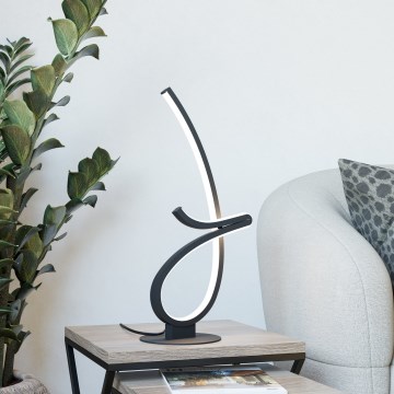 Eglo - LED bordlampe LED/12W/230V 2700/4000/6500K sort