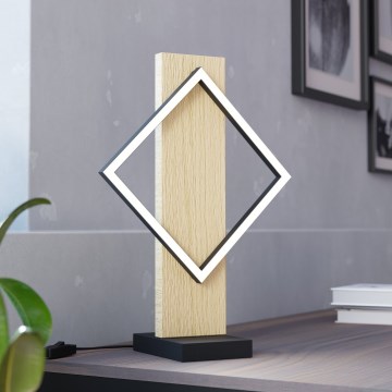 Eglo - LED bordlampe LED/13W/230V sort/beige