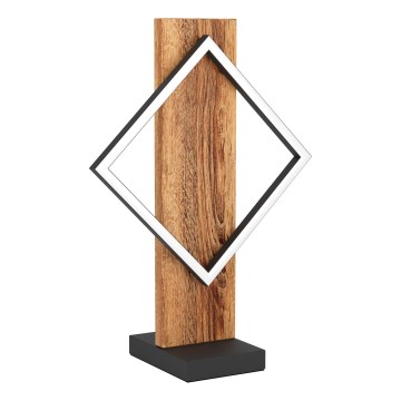 Eglo - LED bordlampe LED/13W/230V sort/brun