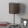 Eglo - LED bordlampe TUNJA 1xE27/60W/230V 26,5 cm mat krom/brun