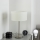 Eglo - LED  Bordlampe TUNJA 1xE27/60W/230V 38,5 cm mat krom/hvid