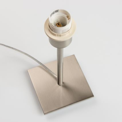 Eglo - LED bordlampe TUNJA 1xE27/60W/230V cremefarvet