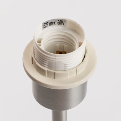 Eglo - LED bordlampe TUNJA 1xE27/60W/230V cremefarvet