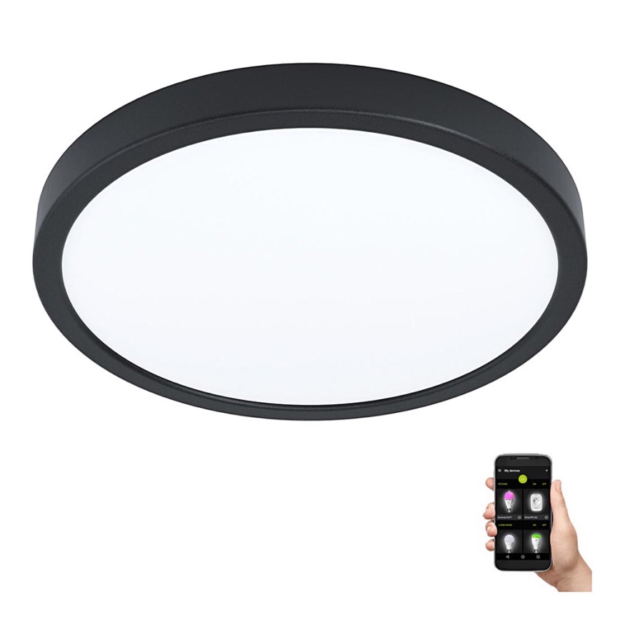 Eglo - LED Dæmpbar badeværelseslampe LED/19,5W/230V IP44 ZigBee Ø 28,5 cm