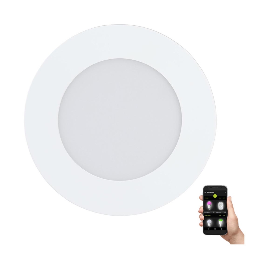 Eglo - LED-dæmpbar badeværelseslampe LED/5,4W/230V IP44 ZigBee Ø 11,7 cm
