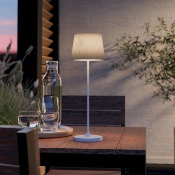 Eglo - LED dæmpbar berøringsbetjent genopladelig bordlampe LED/3,8W/5V 2400/3000/4000K 2000 mAh hvid/grøn