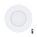 Eglo - LED dæmpbar indbygningsspot LED/5W/230V + fjernbetjening Ø 12 cm