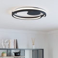 Eglo - LED-dæmpbar loftlampe 2xLED/20W/230V 2700-6500K Ø 48 cm sort + fjernbetjening