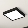 Eglo - LED Dæmpbar loftlampe LED/17W/230V sort