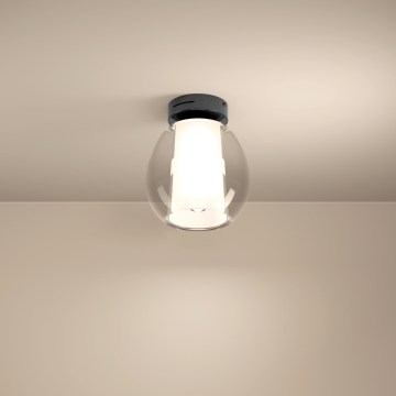 Eglo - LED dæmpbar loftlampe LED/5,5W/230V + LED/1,6W 2200-6500K Ø 25 cm blank krom + fjernbetjening