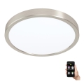 Eglo - LED-dæmpbar loftlampe til badeværelse LED/19,5W/230V 2700-6500K IP44 ZigBee Ø 28,5 cm