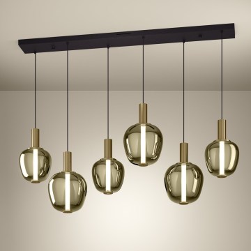 Eglo - LED dæmpbar lysekrone 3xLED/5W/230V + 3xLED/6,5W + 6xLED/1,6W 2200-6500K guld