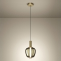 Eglo - LED-dæmpbar pendel med wireophæng LED/5,5W/230V + LED/1,6W 2200-6500K Ø 21 cm guld