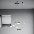 Eglo - LED-dæmpbar pendel på wire LED/50W/230V 2200-6500K messing + fjernbetjening