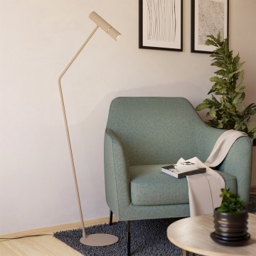 Eglo - LED gulvlampe 1xGU10/5W/230V 3000K beige