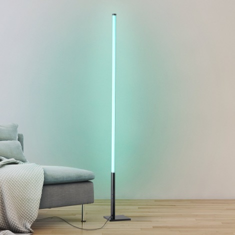 Eglo - LED gulvlampe dæmpbar RGB-farver LED/13,5W/230V 2700-6500K + fjernbetjening