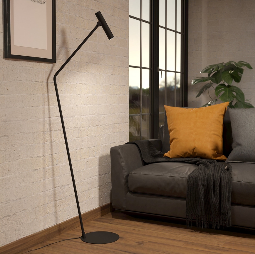 Eglo - LED gulvlampe LED/5W/230V 3000K sort