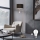 Eglo - LED gulvlampe TUNJA 1xE27/60W/230V + LED/2,1W diameter 38 cm mat krom/brun