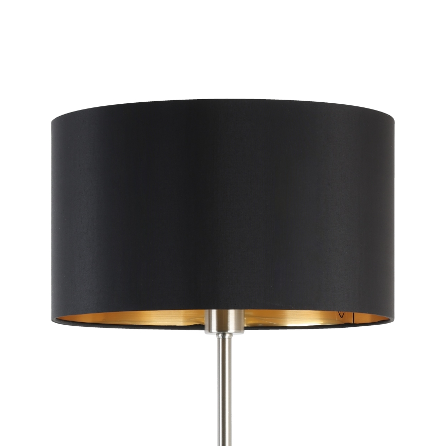 Eglo - LED gulvlampe TUNJA 1xE27/60W/230V mat krom/sort