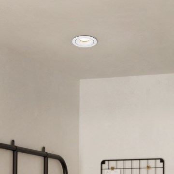 Eglo - LED indbygningslampe dæmpbar/4,9W/230V hvid