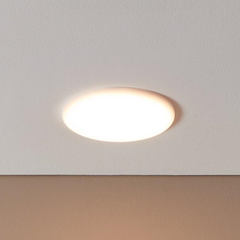 Eglo - LED indbygningslampe til badeværelse LED/11,5W/230V diameter 15,5 cm IP65