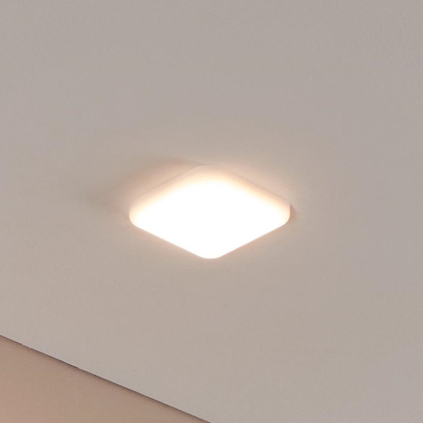 Eglo - LED indbygningslampe til badeværelse LED/4,5W/230V 7,5x7,5 cm IP65