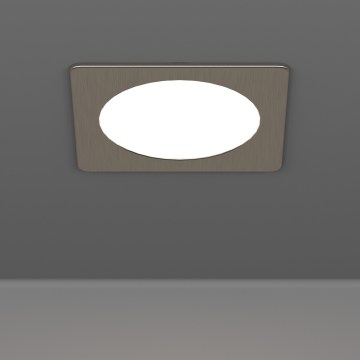 Eglo - LED indbygningsspot LED/6,3W/230V 2700/4000/6500K 11,9x11,9 cm mat krom