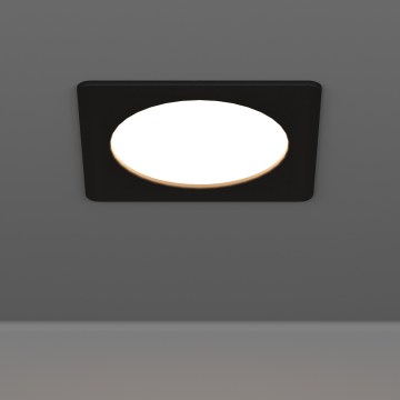 Eglo - LED indbygningsspot LED/6,3W/230V 2700/4000/6500K 11,9x11,9 cm sort