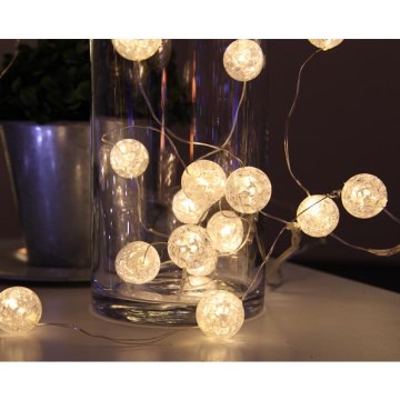 Eglo - LED julelyskæde15xLED/3xAA 1,4m