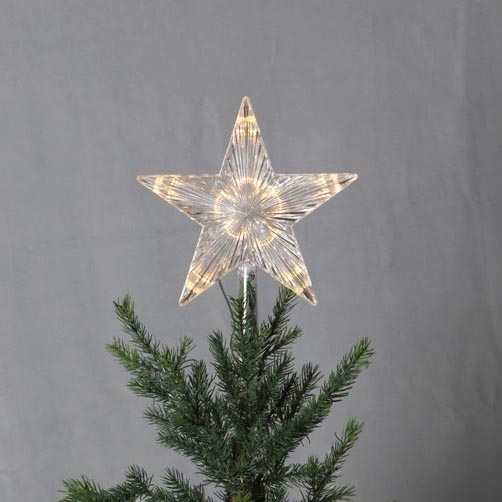 Eglo - LED juletræsstjerne 10xLED/0,06W/2xAA