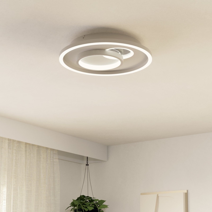 Eglo - LED loftlampe 1xLED/14W/230V + 1xLED/8,5W diameter 38 cm hvid