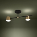 Eglo - LED loftlampe 2xGU10/4,6W/230V 3000K guldfarvet