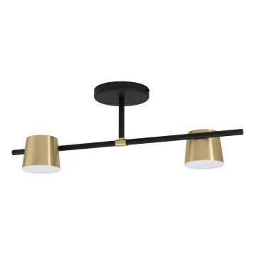 Eglo - LED loftlampe 2xGU10/4,6W/230V 3000K guldfarvet