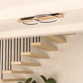 Eglo - LED loftlampe 2xLED/12W/230V 3000K beige/sort