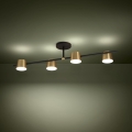 Eglo - LED loftlampe 4xGU10/4,6W/230V 3000K guldfarvet
