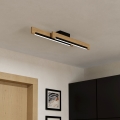 Eglo - LED loftlampe dæmpbar 2xLED/10W/230V 3000K sort/beige