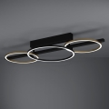 Eglo - LED loftlampe dæmpbar 2xLED/12,5W/230V + LED/15,5W 3000K sort