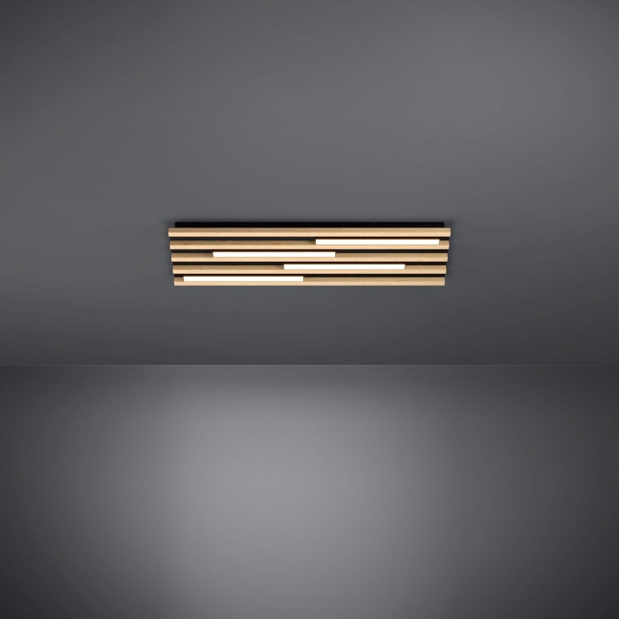 Eglo - LED loftlampe dæmpbar 4xLED/9W/230V 3000K 22x78 cm brun