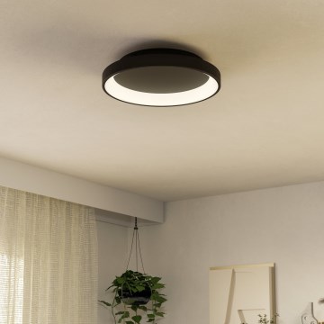 Eglo - LED loftlampe dæmpbar LED/12W/230V 2700-6500K sort + fjernbetjening