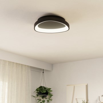 Eglo - LED loftlampe dæmpbar LED/12W/230V 2700-6500K sort + fjernbetjening