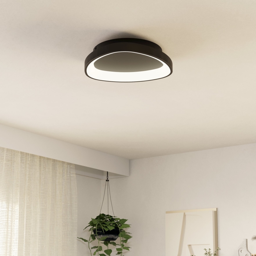 Eglo - LED loftlampe dæmpbar LED/12W/230V 2700-6500K sort + fjernbetjening
