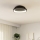 Eglo - LED loftlampe dæmpbar LED/12W/230V 2700-6500K sort + fjernbetjening