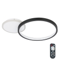 Eglo - LED loftlampe dæmpbar LED/15W/230V sort + fjernbetjening